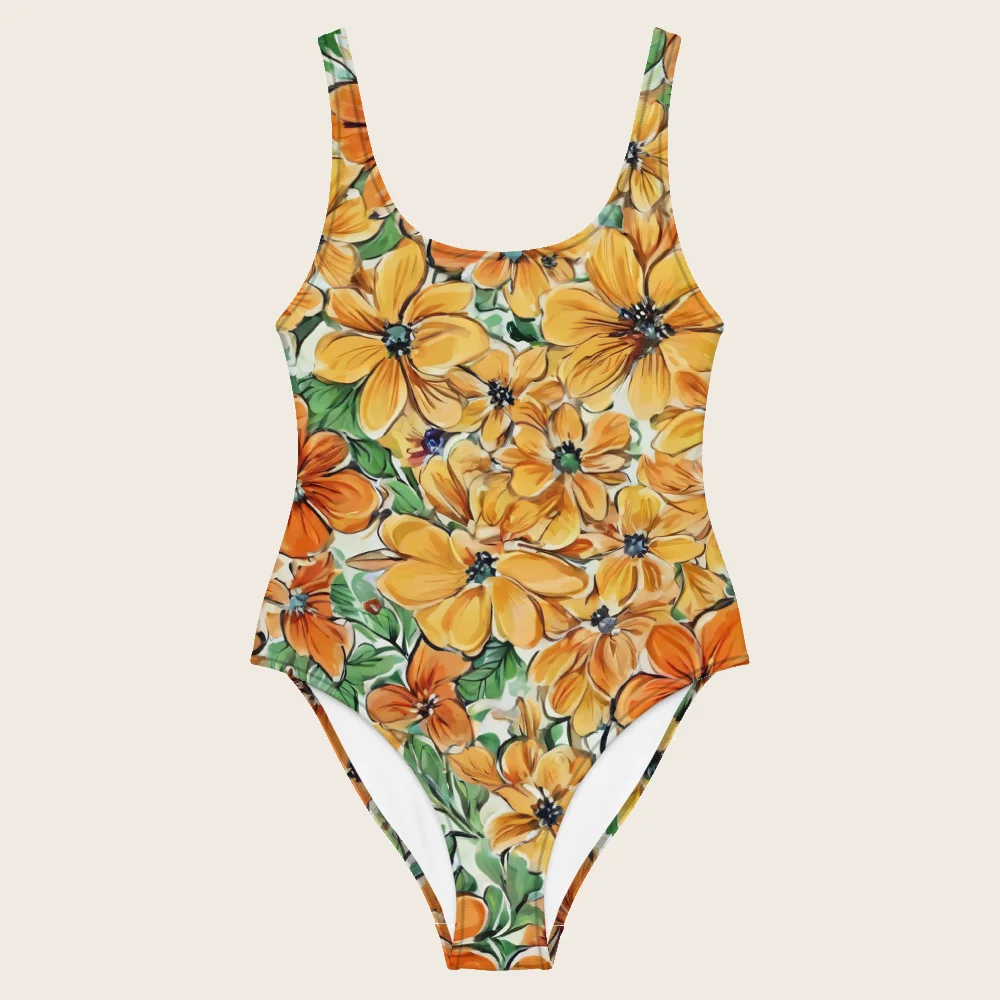 One-Piece Swimsuit on model