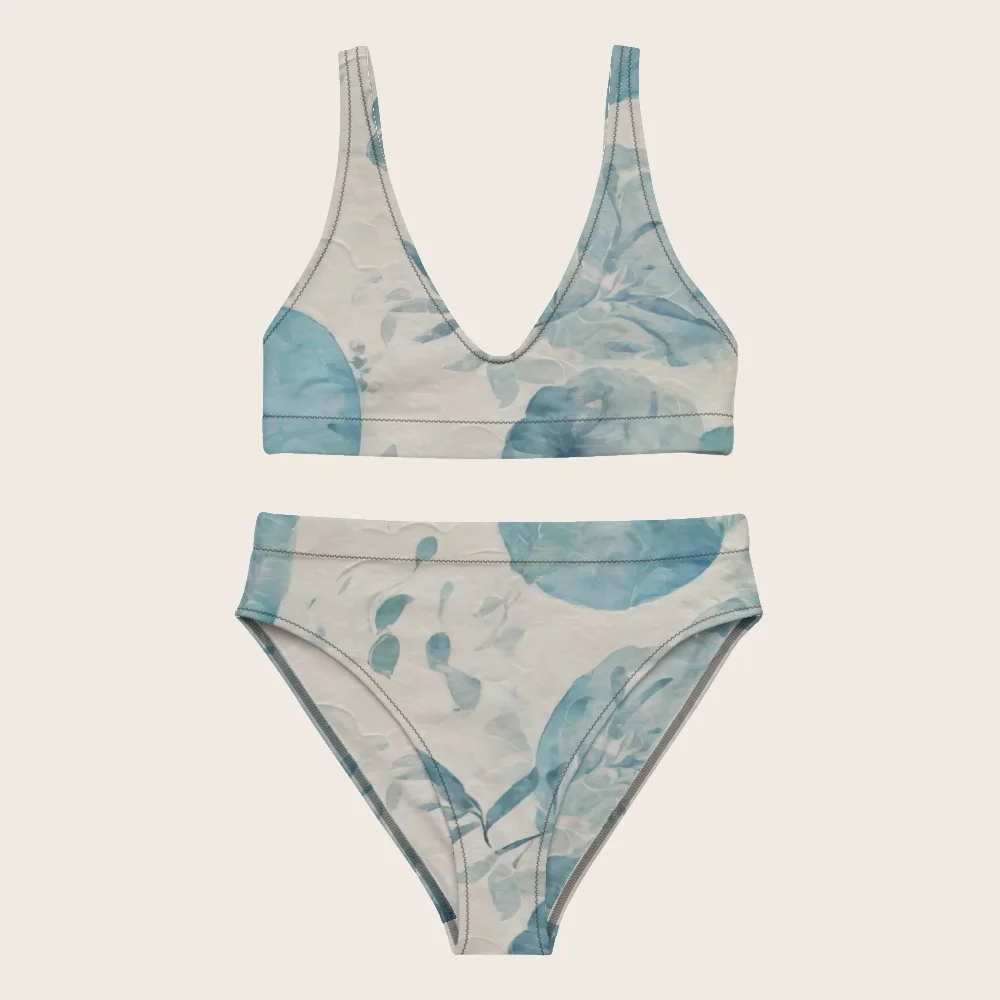 High-Waisted Bikini on model