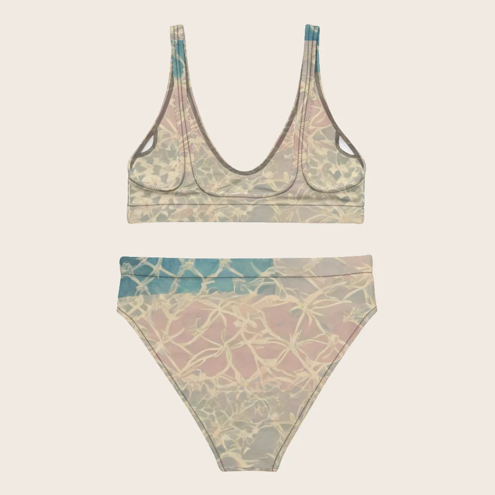 High-Waisted Bikini on model
