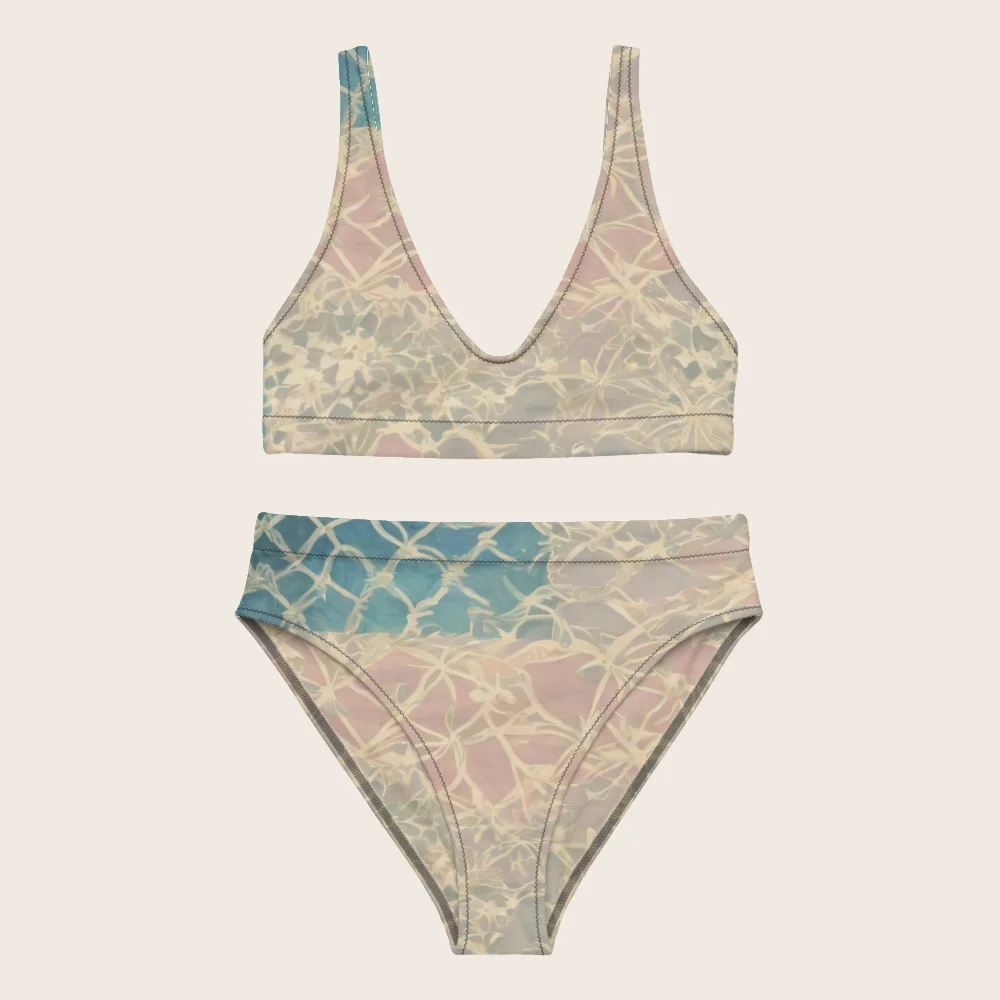 High-Waisted Bikini on model