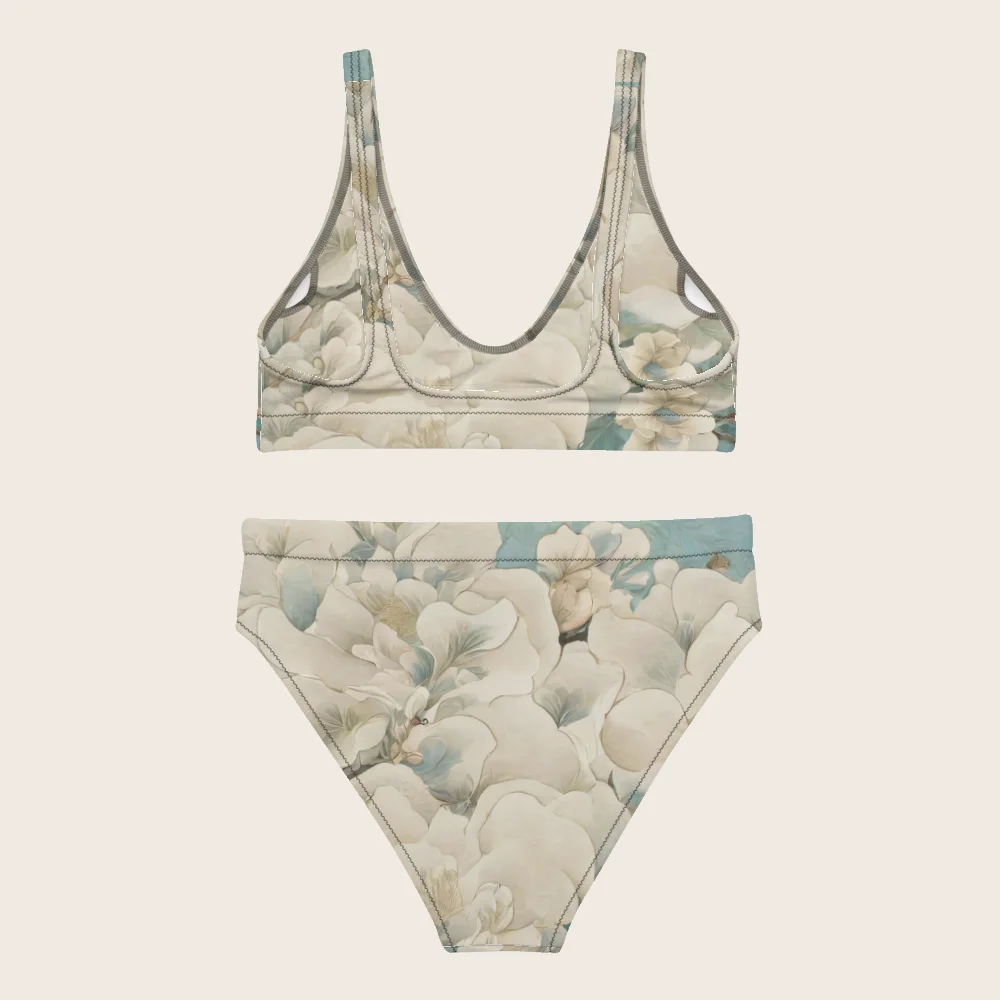 High-Waisted Bikini on model