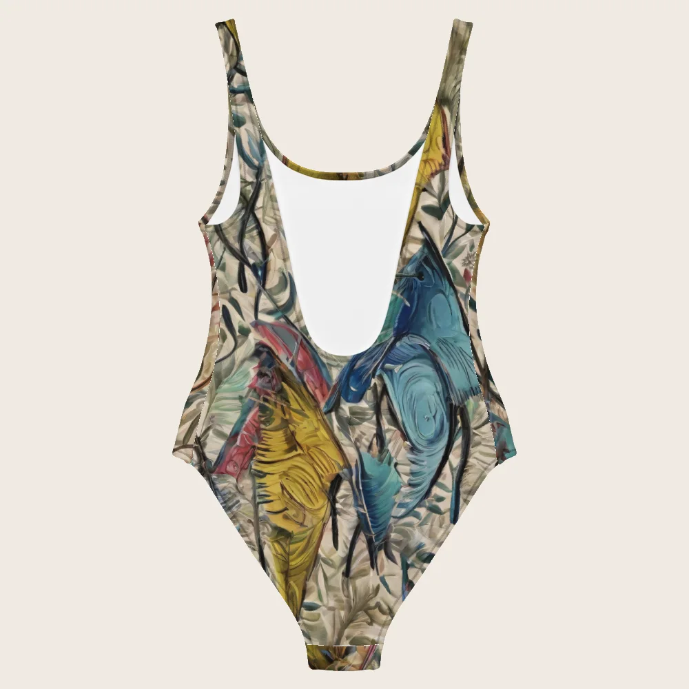One-Piece Swimsuit on model
