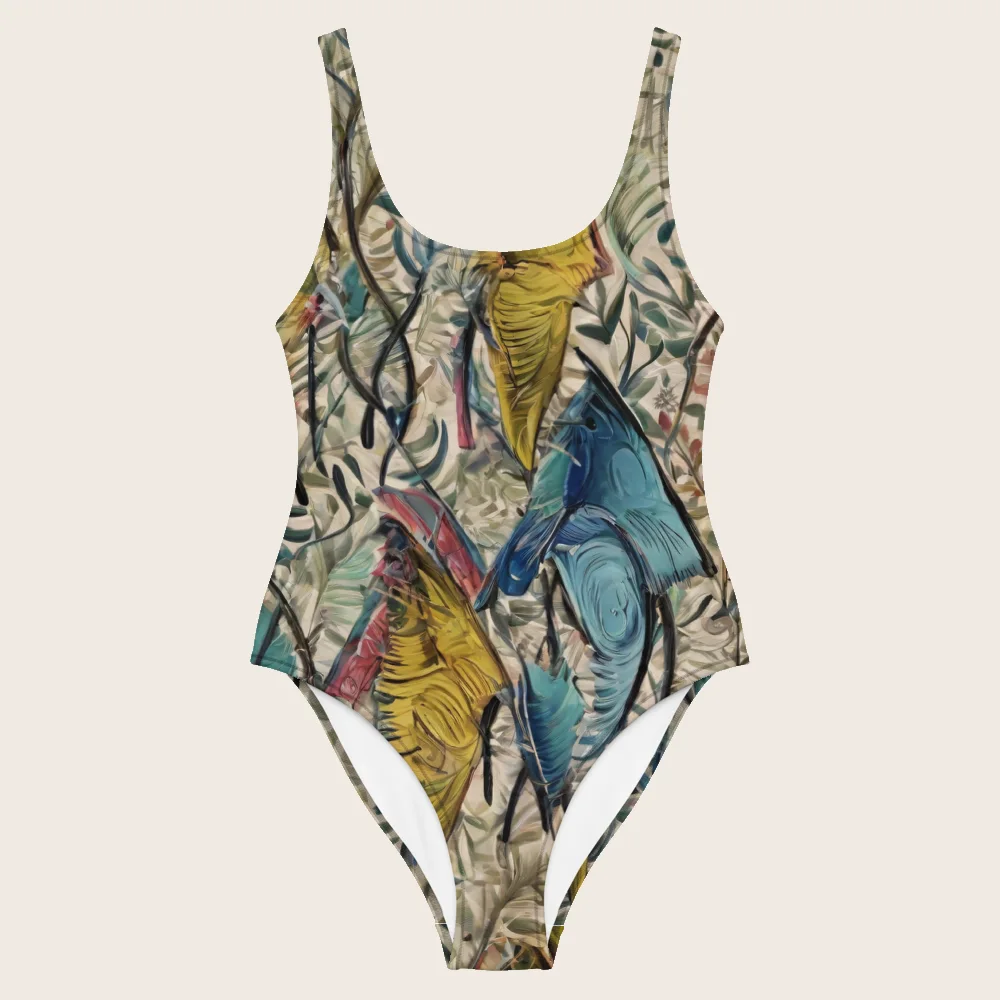 One-Piece Swimsuit on model