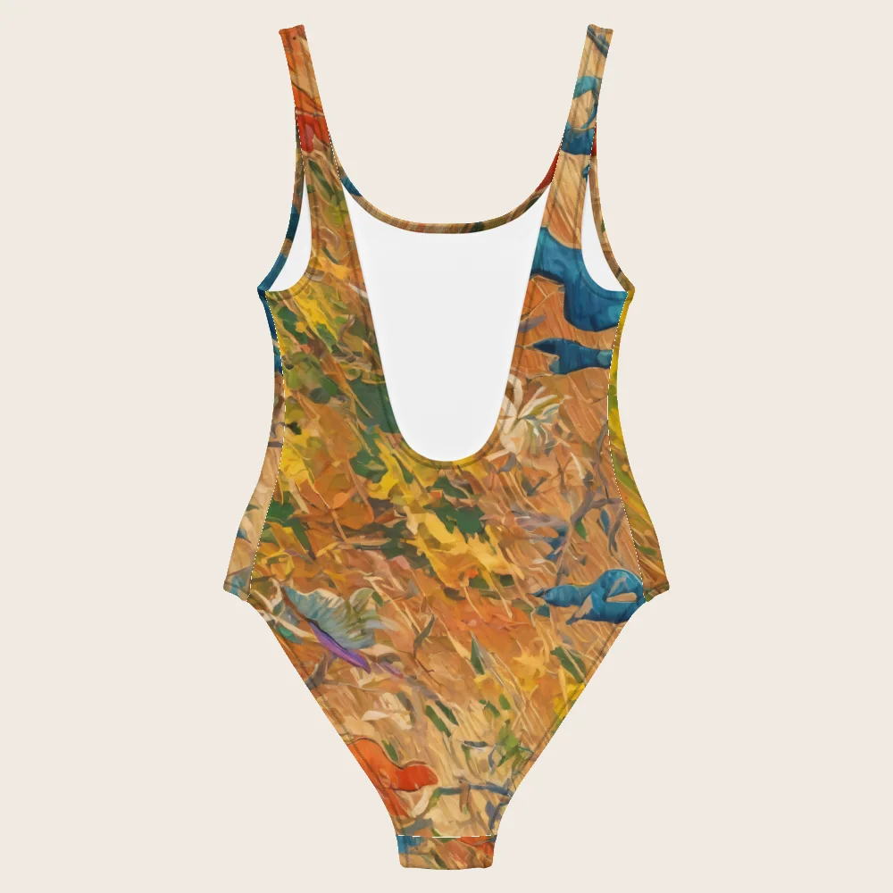 One-Piece Swimsuit on model