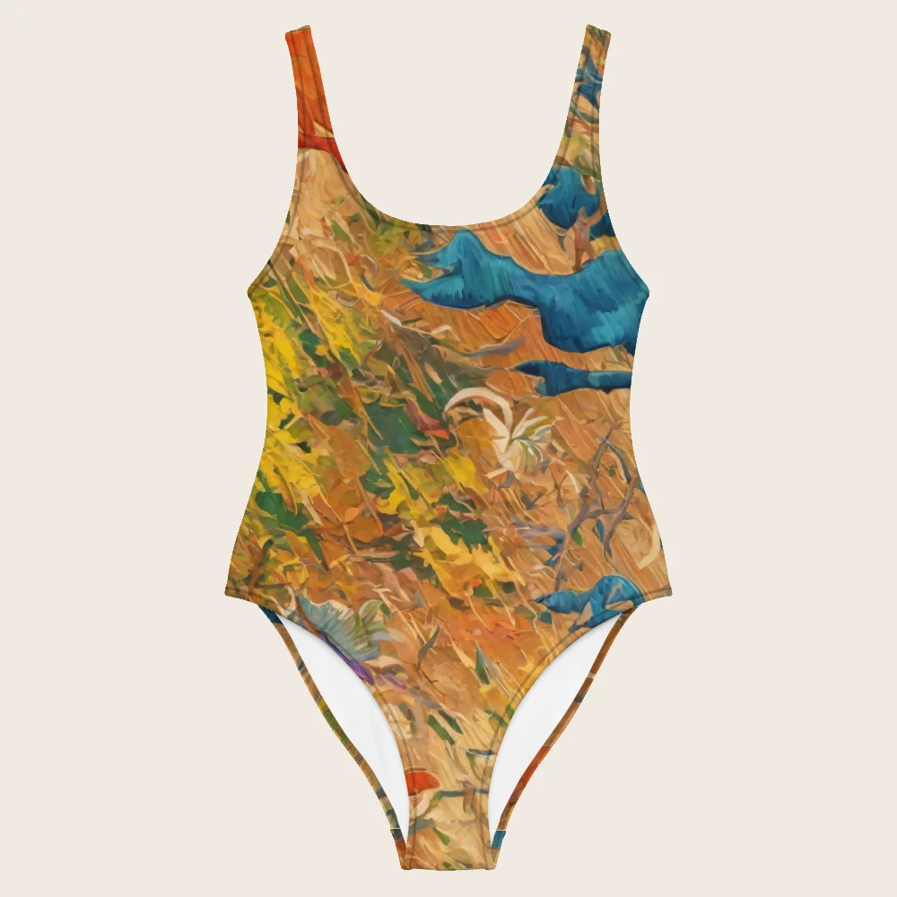 One-Piece Swimsuit on model