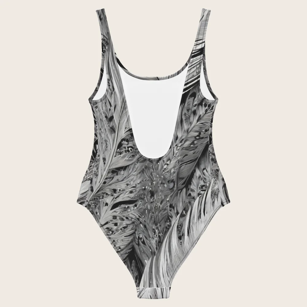 One-Piece Swimsuit on model