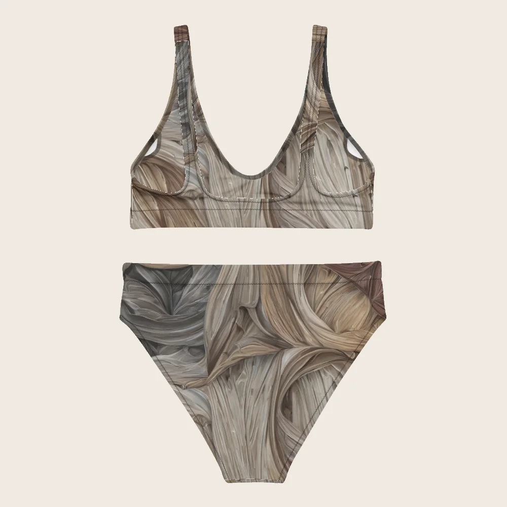 High-Waisted Bikini on model