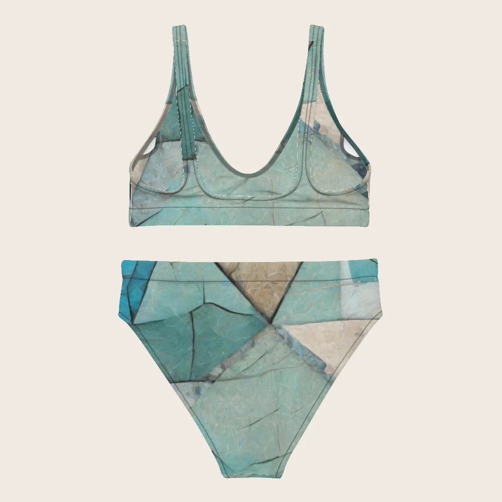 High-Waisted Bikini on model