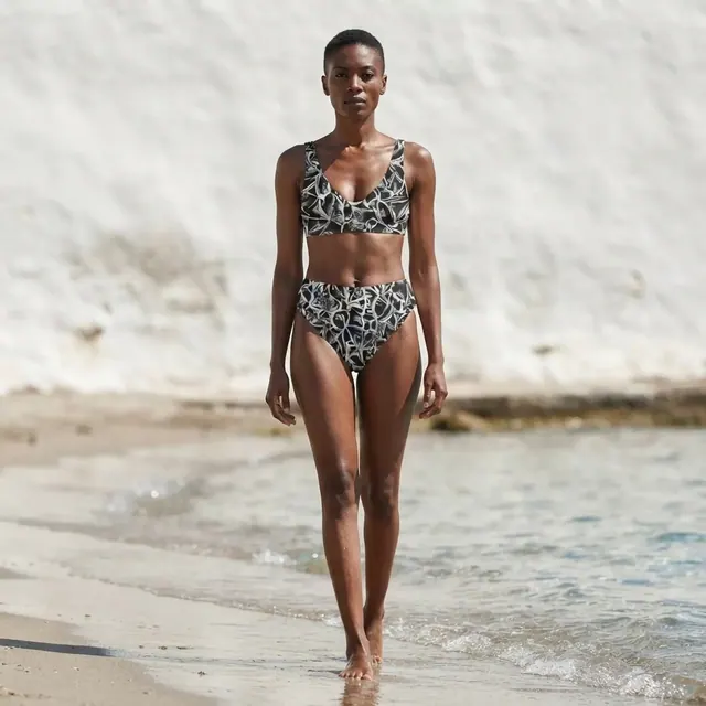 High-Waisted Bikini, one-of-one design 99A55A10