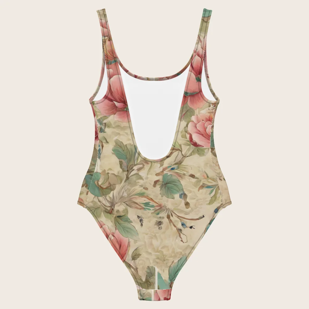 One-Piece Swimsuit on model