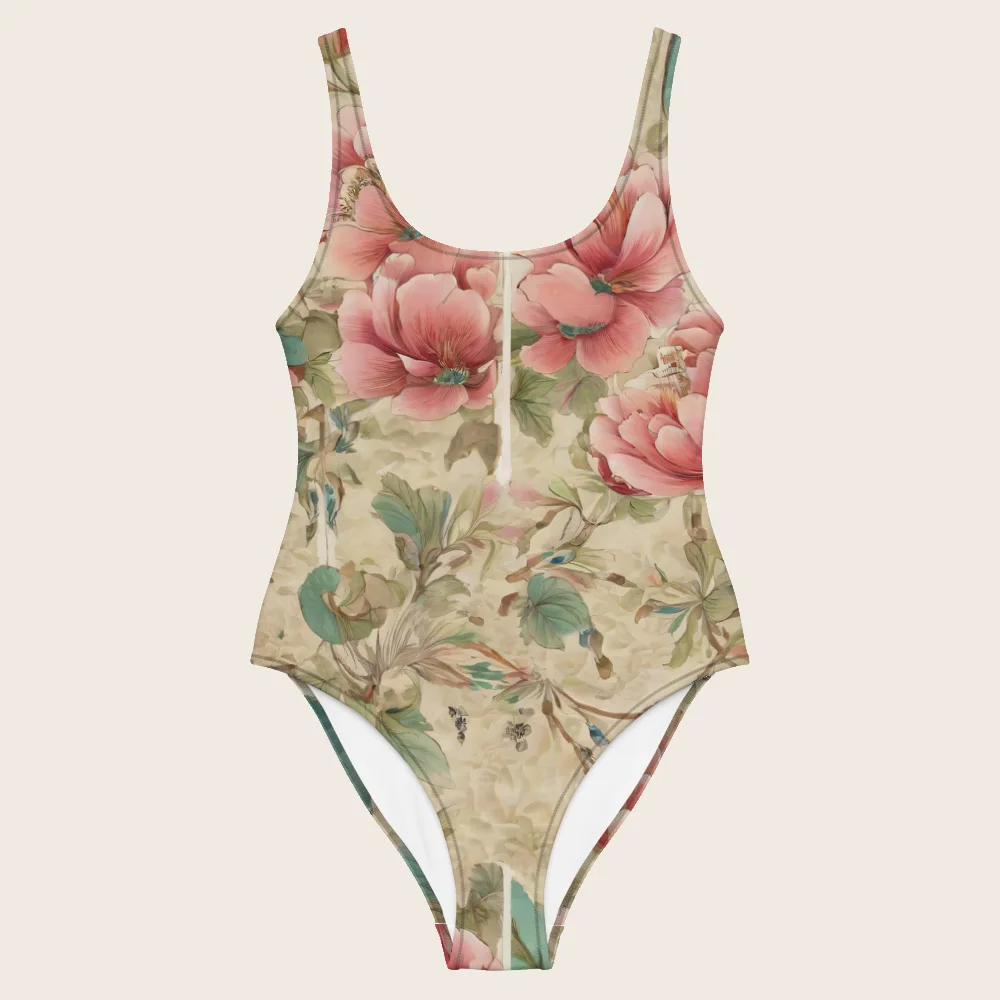 One-Piece Swimsuit on model