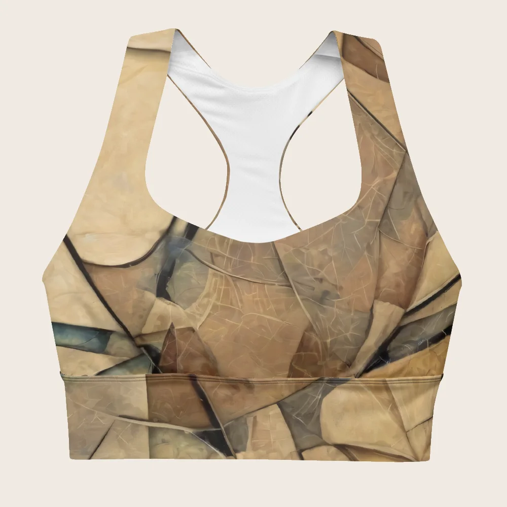 Longline Sports Bra on model