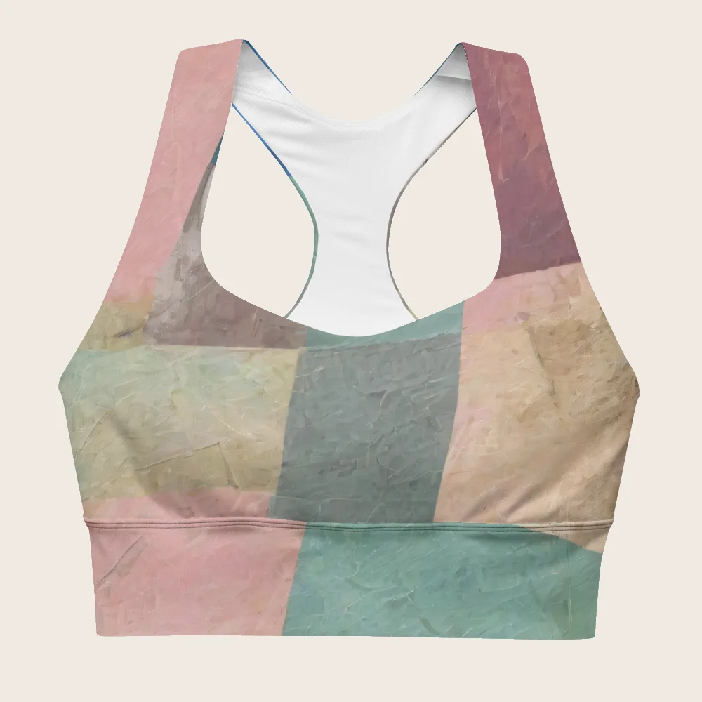 Longline Sports Bra on model