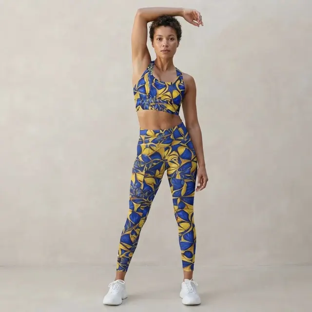 Longline Sports Bra, one-of-one design 72ECE89F