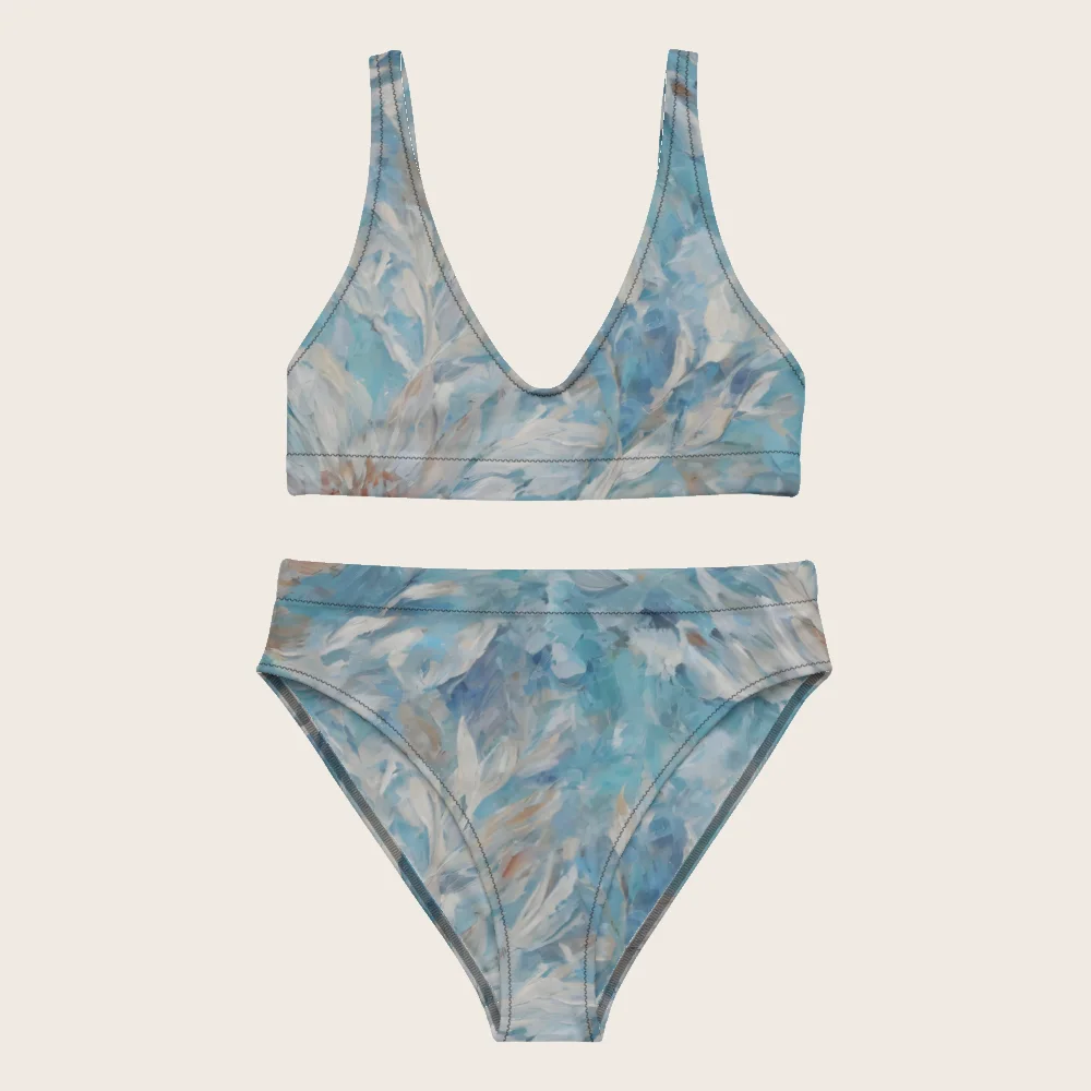 High-Waisted Bikini on model