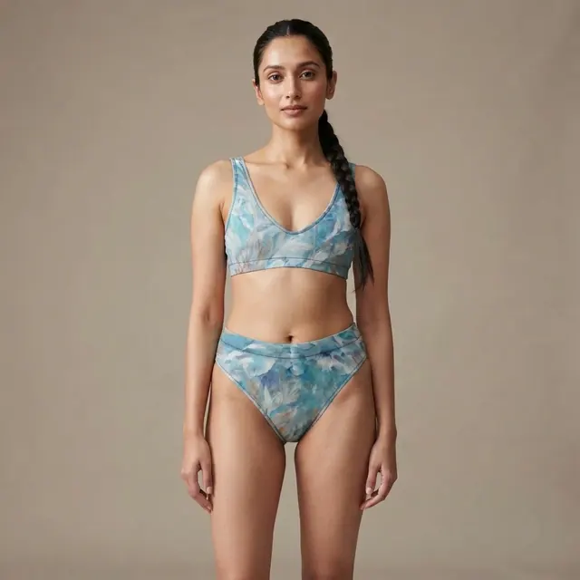 High-Waisted Bikini, one-of-one design 202B5922