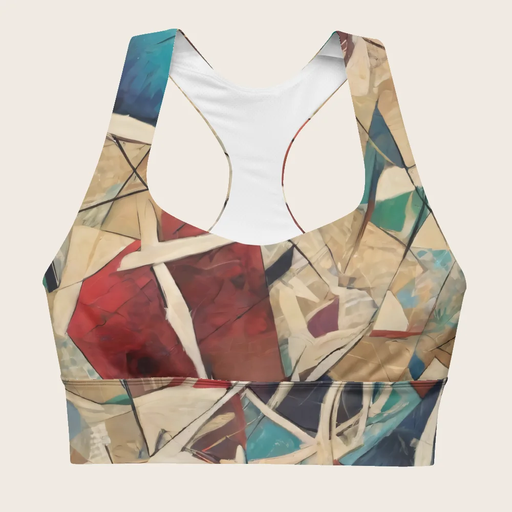 Longline Sports Bra on model