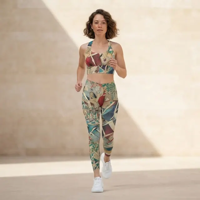 Longline Sports Bra, one-of-one design D7B3195C