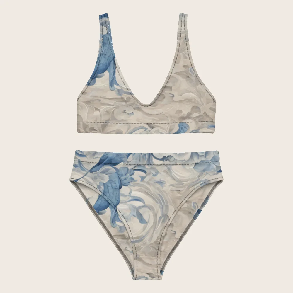 High-Waisted Bikini on model