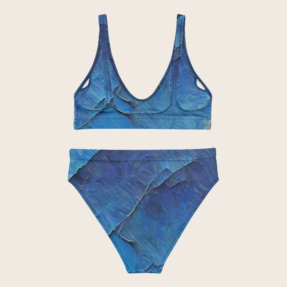 High-Waisted Bikini on model