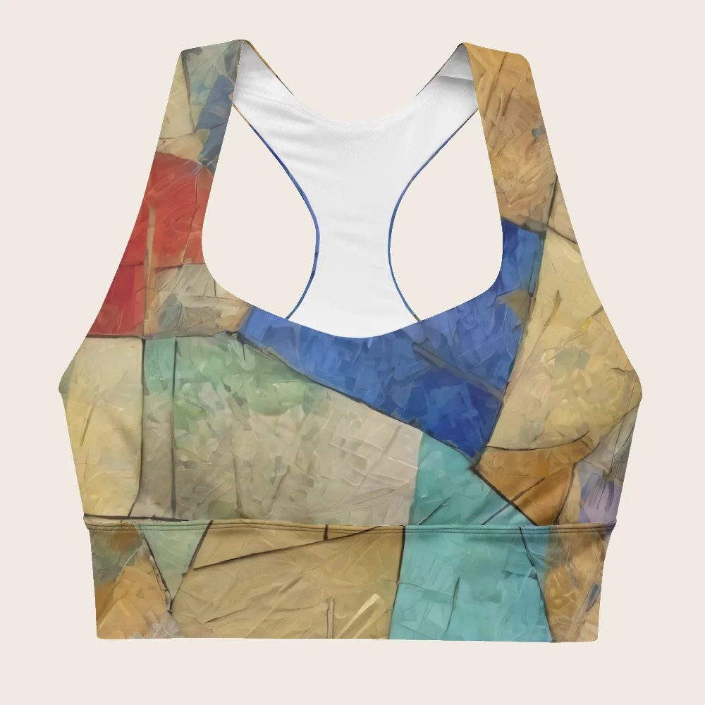 Longline Sports Bra on model