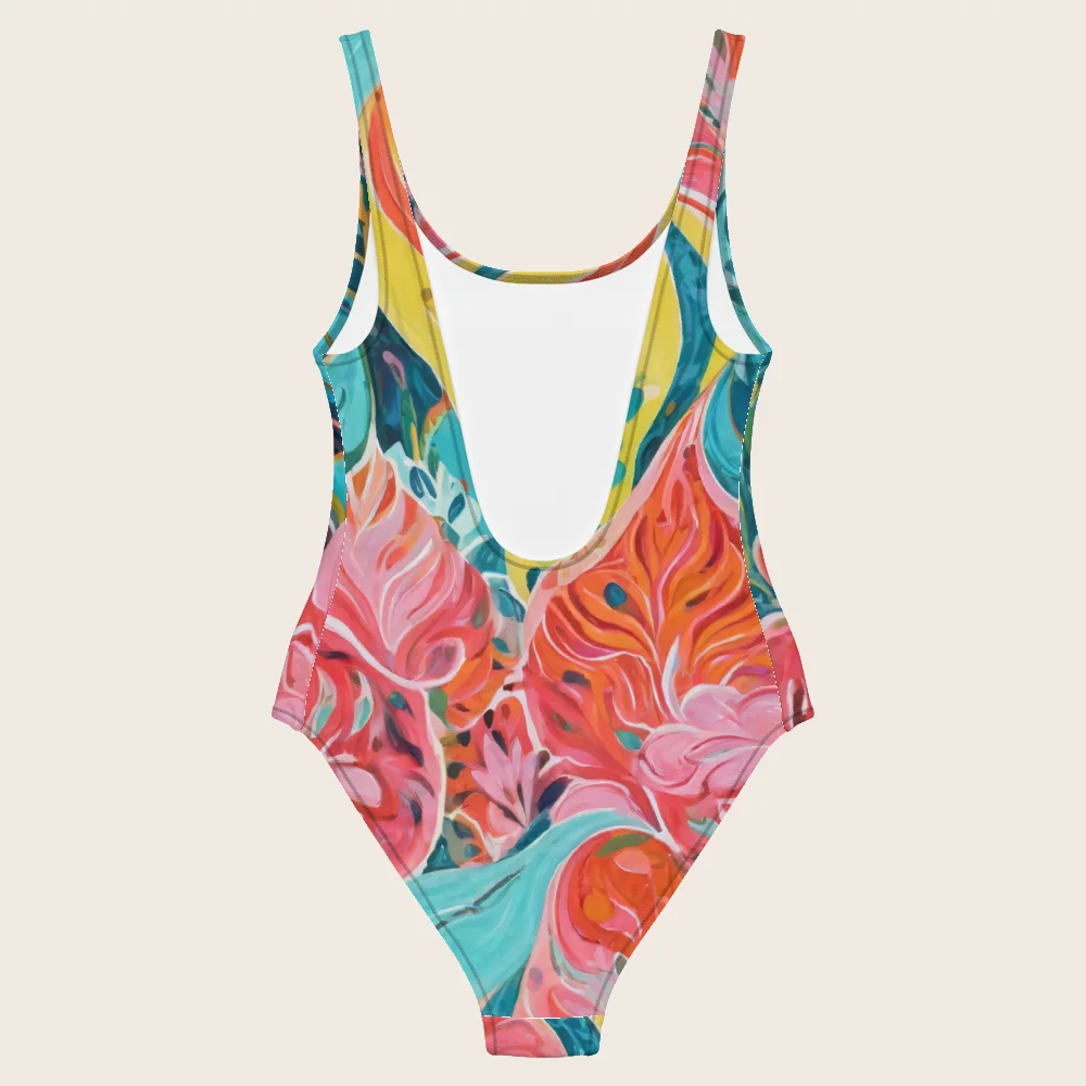 One-Piece Swimsuit on model