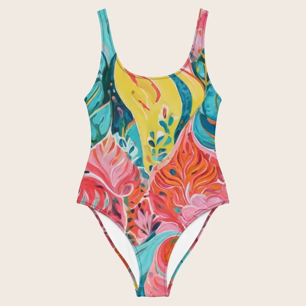 One-Piece Swimsuit on model