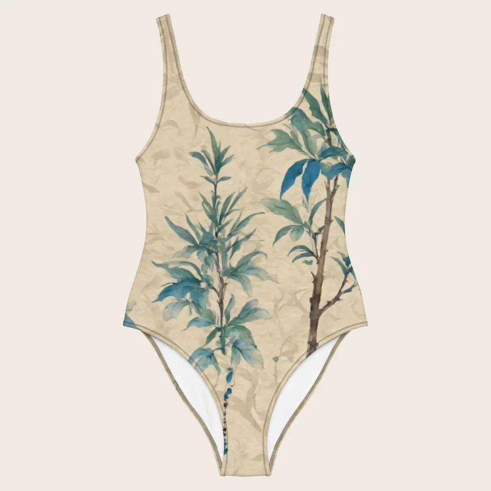 One-Piece Swimsuit on model