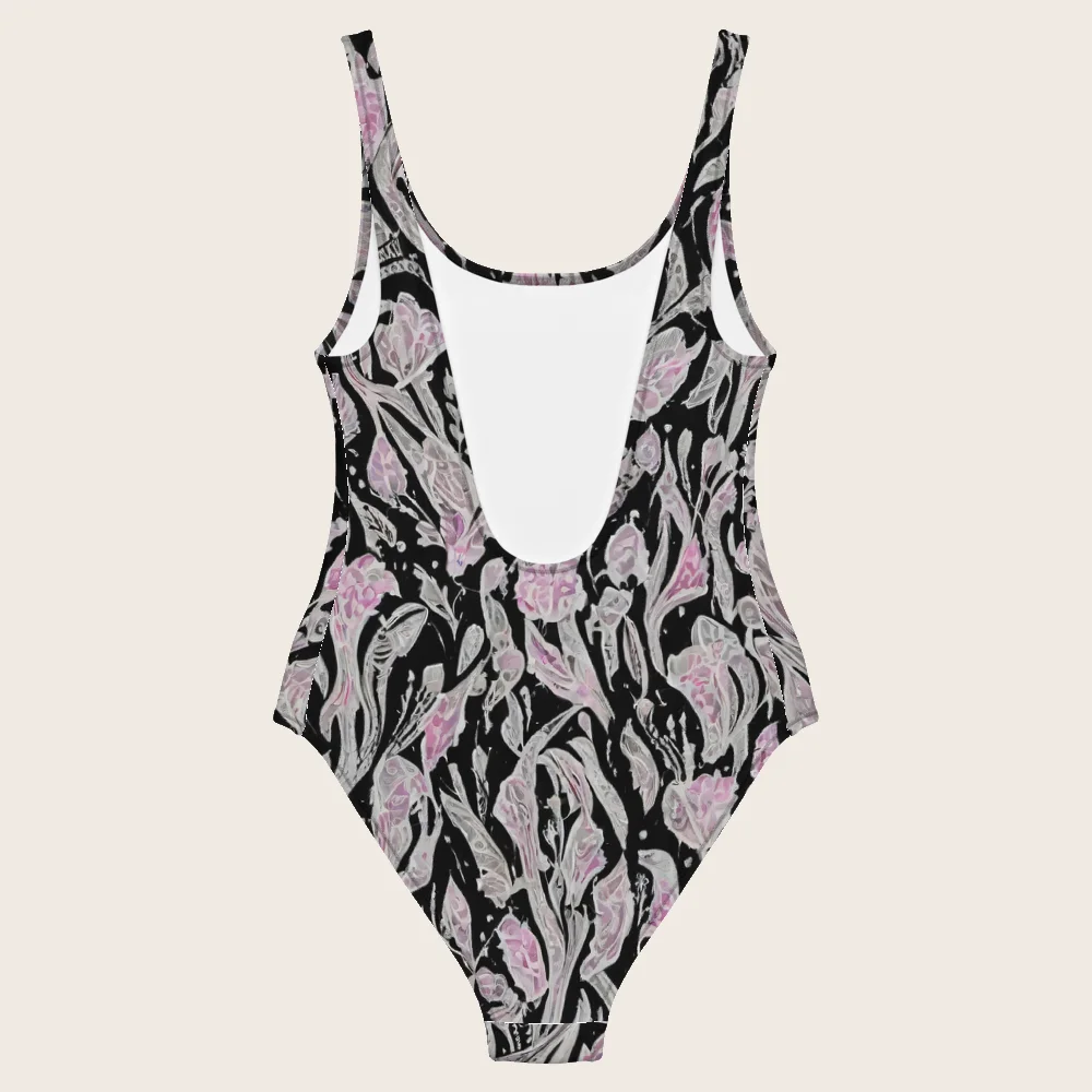 One-Piece Swimsuit on model
