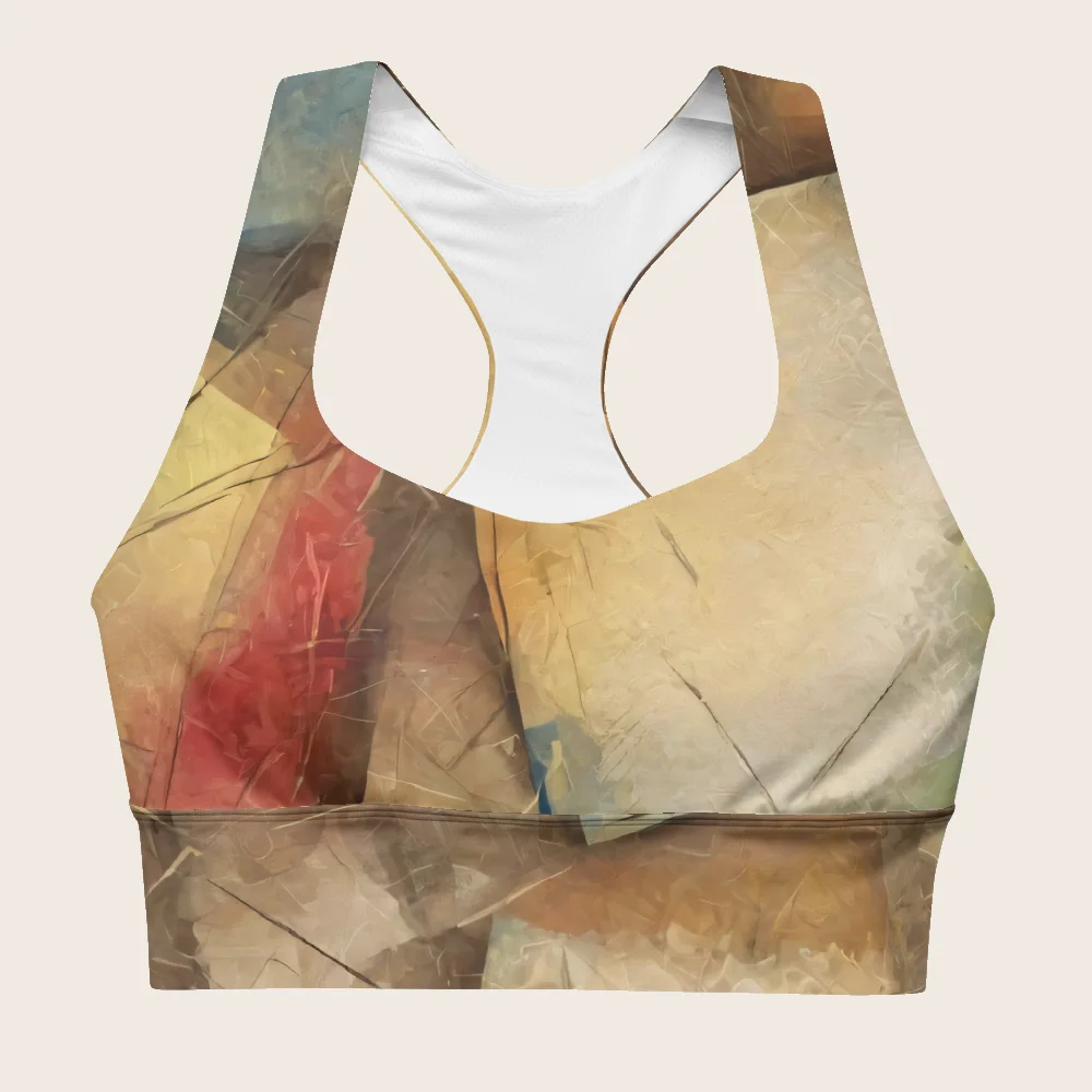 Longline Sports Bra on model