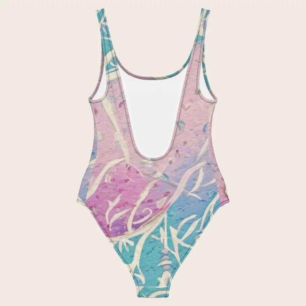 One-Piece Swimsuit on model