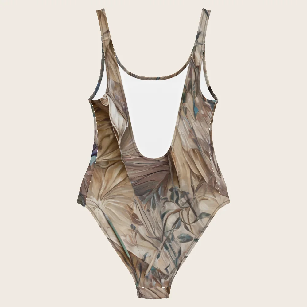 One-Piece Swimsuit on model