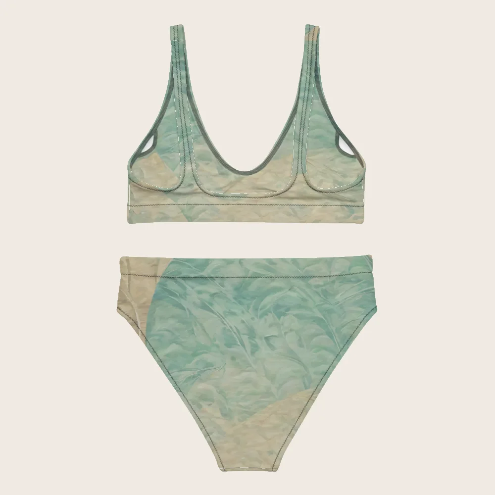 High-Waisted Bikini on model