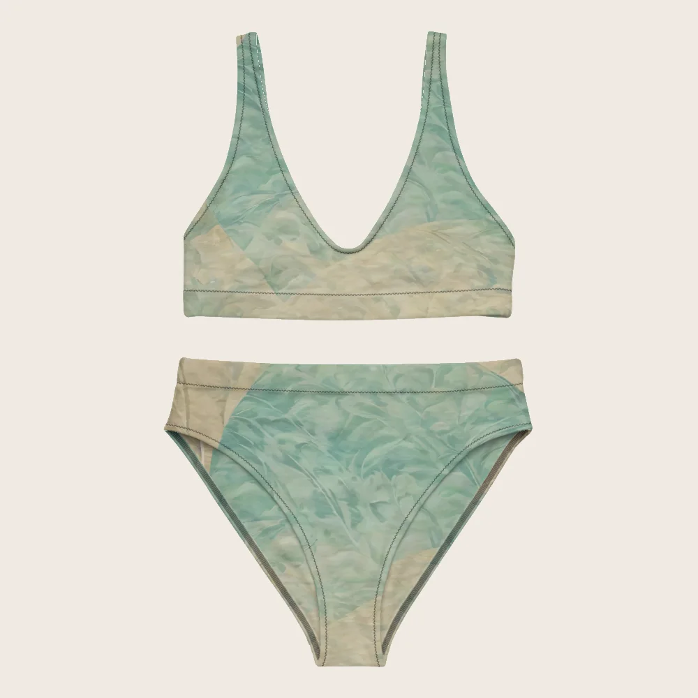 High-Waisted Bikini on model