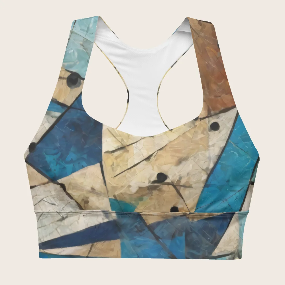 Longline Sports Bra on model