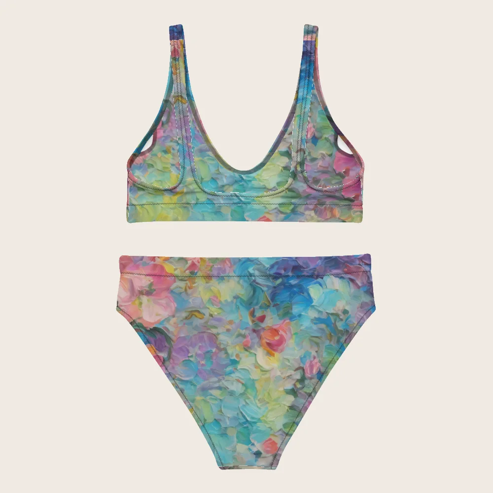 High-Waisted Bikini on model