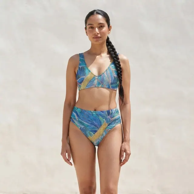 High-Waisted Bikini, one-of-one design 6AAABA9B