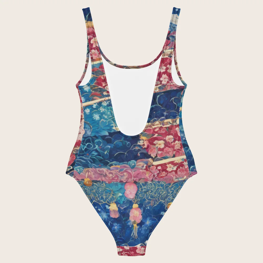 One-Piece Swimsuit on model