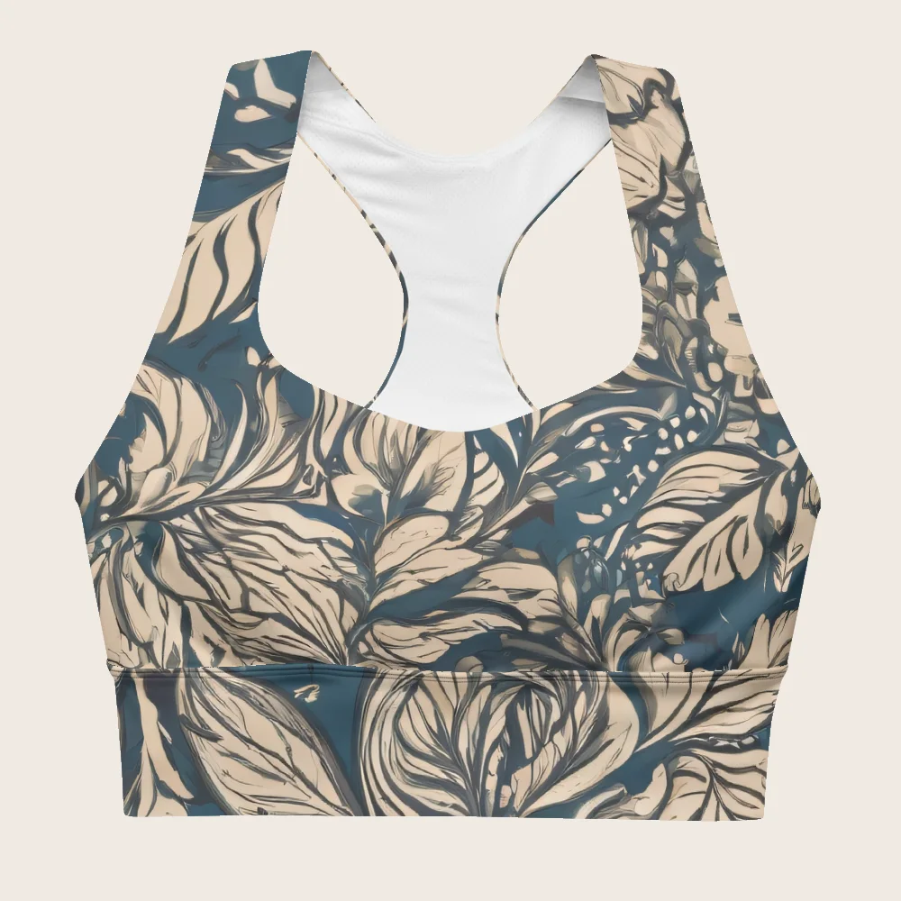 Longline Sports Bra on model