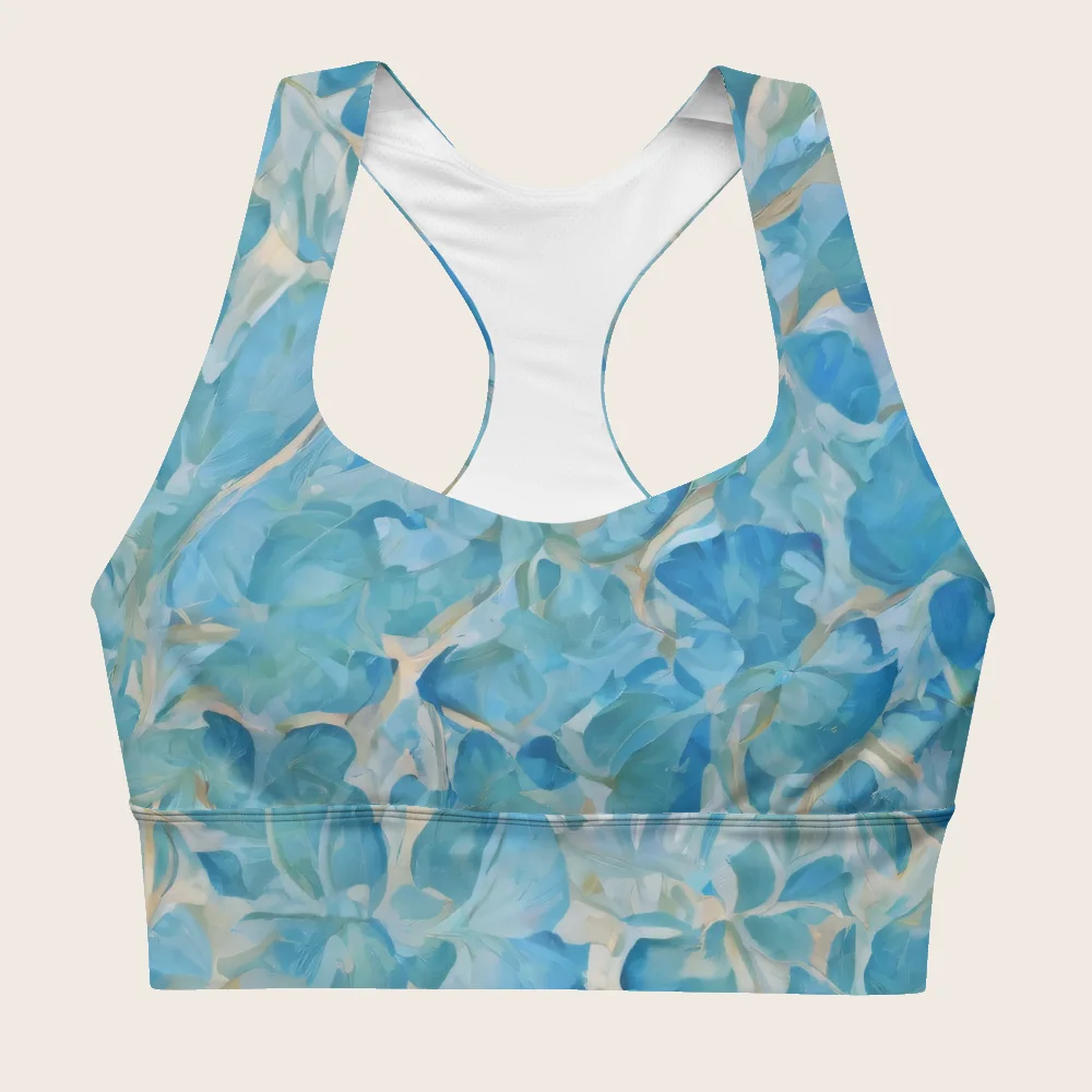 Longline Sports Bra on model