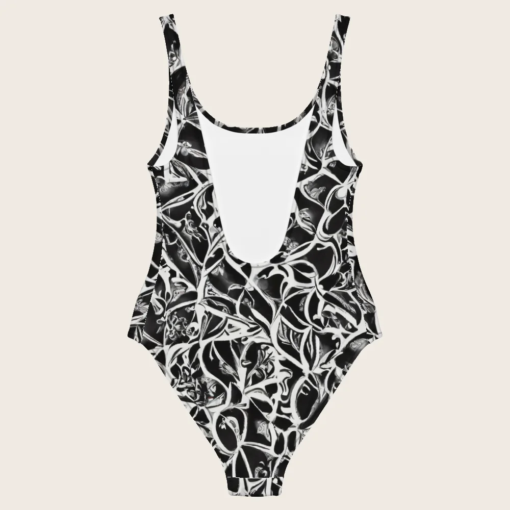 One-Piece Swimsuit on model