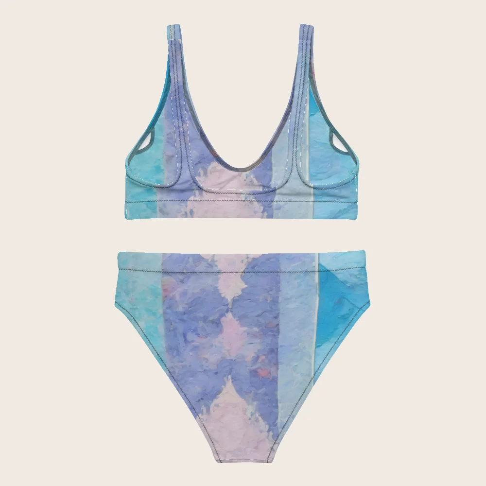 High-Waisted Bikini on model