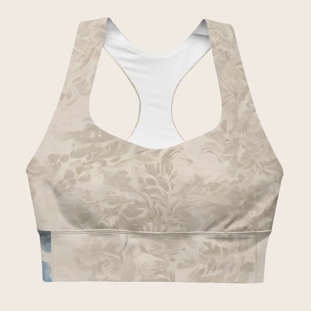 Longline Sports Bra on model