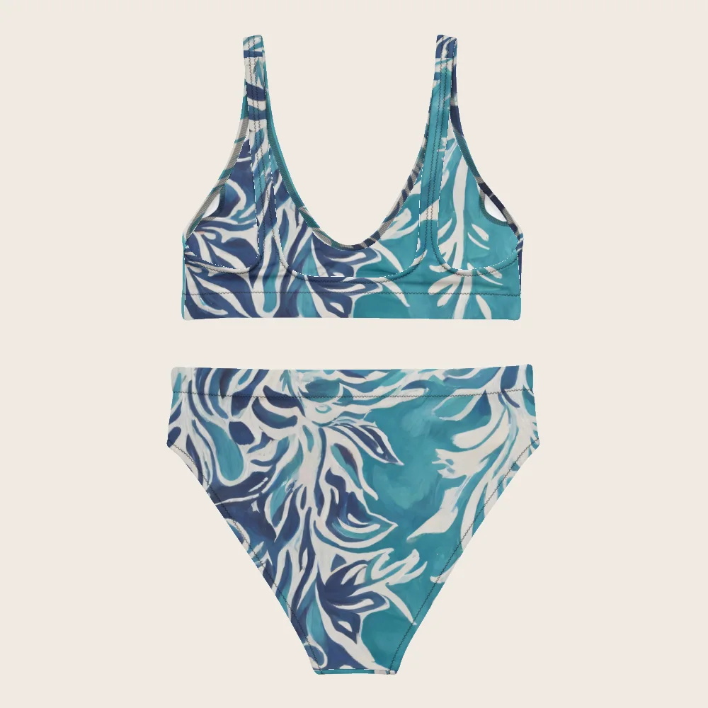 High-Waisted Bikini on model