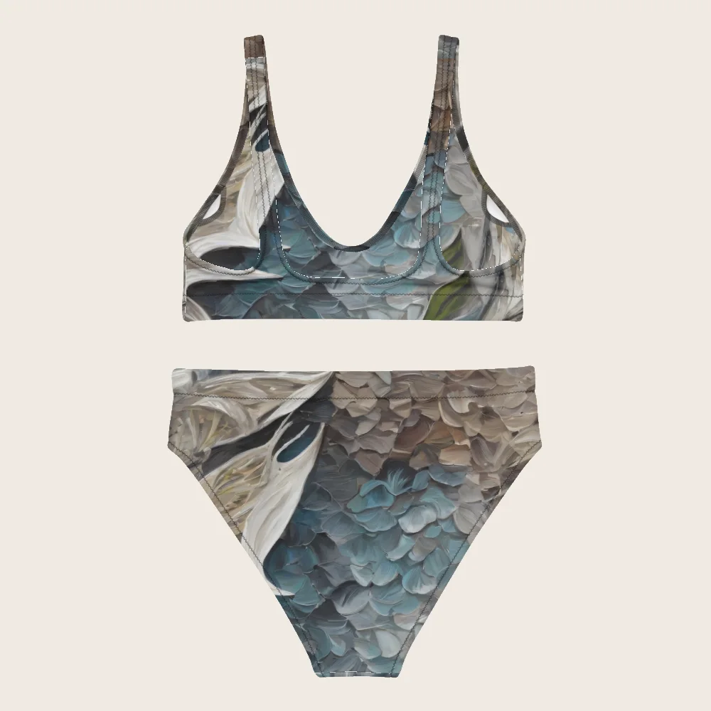 High-Waisted Bikini on model