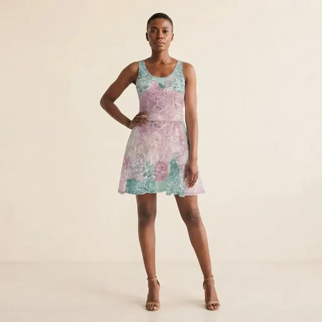 Skater Dress, one-of-one design 972132EC