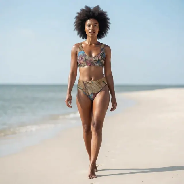 High-Waisted Bikini, one-of-one design 99C1EB56
