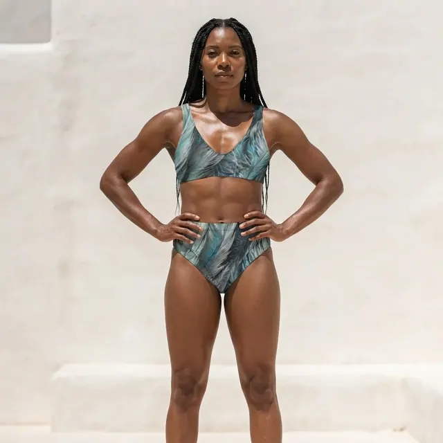 High-Waisted Bikini, one-of-one design 3A902463