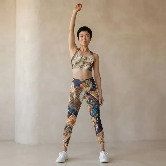 Longline Sports Bra, one-of-one design 742C5AAC
