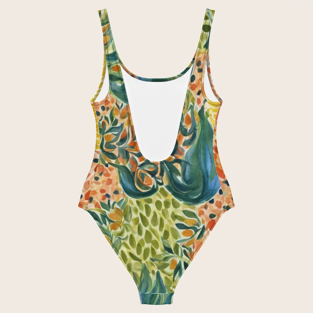 One-Piece Swimsuit on model